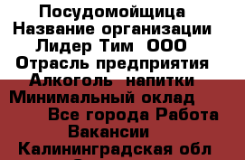 Посудомойщица › Название организации ­ Лидер Тим, ООО › Отрасль предприятия ­ Алкоголь, напитки › Минимальный оклад ­ 26 300 - Все города Работа » Вакансии   . Калининградская обл.,Советск г.